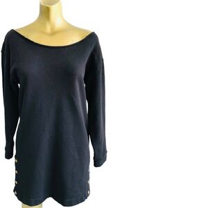 HUDSON Los Angeles NWT $198 French Terry DRESS XS